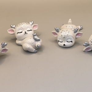 Alvó őzike - ezüst