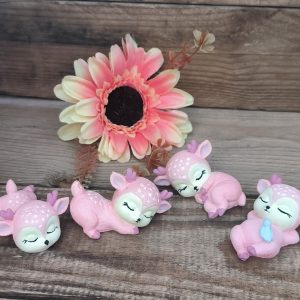 Alvó őzike - rózsaszín