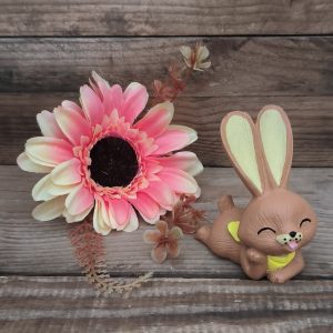 Kendős nyuszi, sárga