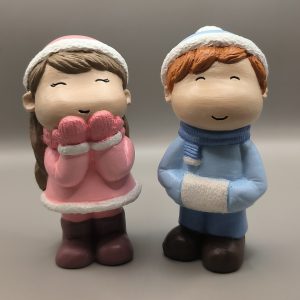 Karácsonyi fiú és lány (nagyobb méret!)