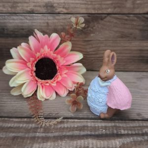 Nyuszi tojással - rózsaszín