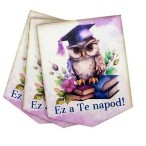 Nyomtatott fa tábla - Ez a Te napod!