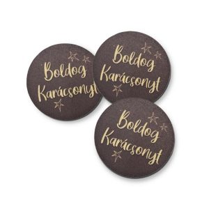 Boldog karácsonyt fatábla 5 cm