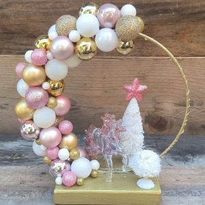 Unikornisos karikás dísz