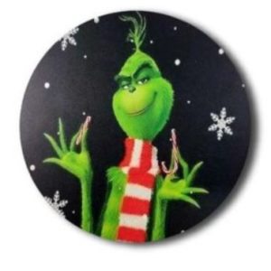 130-AS KÖR GRINCS KARÁCSONYI BOTTAL fatábla