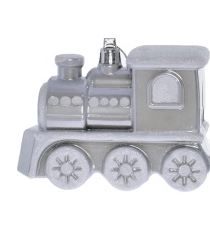 Műanyag vonat 10 cm - ezüst