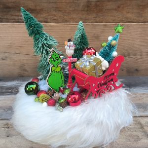 Grincs LED-es adventi dísz