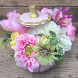 Töltött tök kaspó - rózsaszín