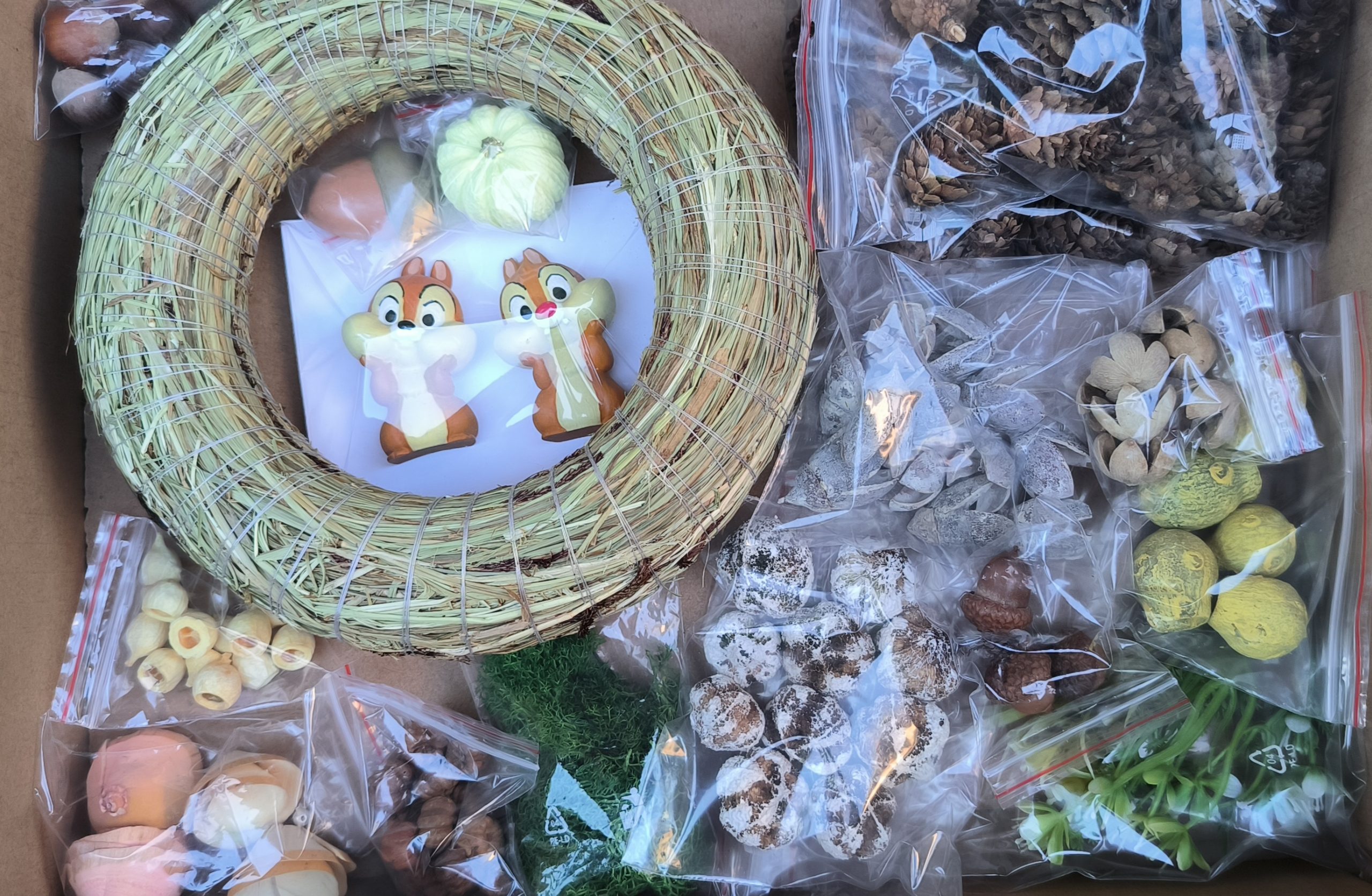 Chip és Dale DIY box – csináld magad őszi kopogtató - Image 3