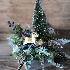 Hintaló adventi dekoráció