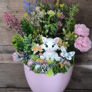 🌷✨ Disney Marie cica – tavaszi asztaldísz ✨🌷