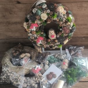 Sünis DIY box – csináld magad őszi kopogtató